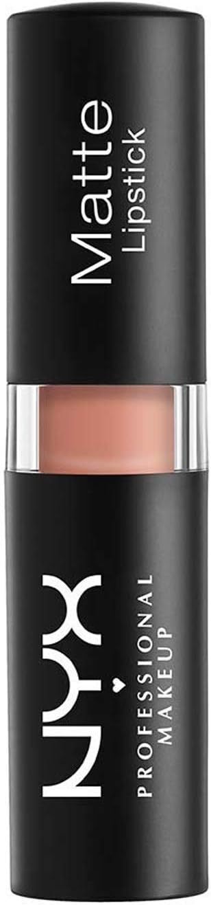 NYX Professional Makeup Matte Lipstick Nude front view container