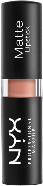 NYX Professional Makeup Matte Lipstick Nude front view container