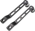 Black CNC aluminum shifter lever and footpeg set