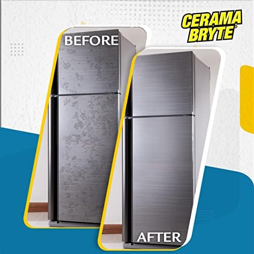 Authentic USA imported Cerama Bryte cleaning bundle for glass ceramic and metal surfaces.