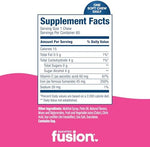 Bariatric Fusion iron supplement 45mg ferrous fumarate bottle side view