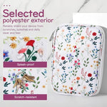 Vinabilia protective carrying case storing an e-reader and accessories