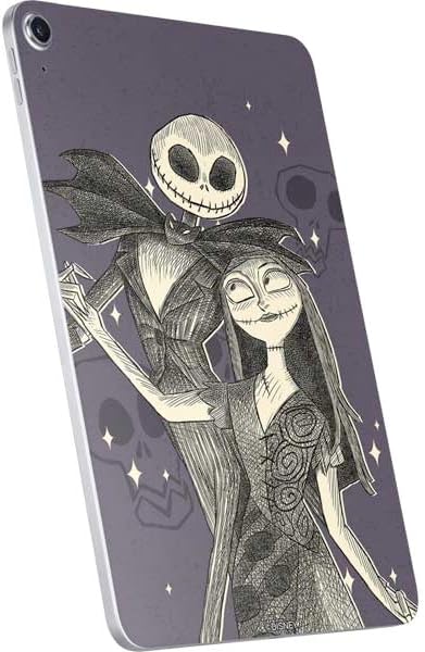 Detailed view of Disney Nightmare Before Christmas decal on tablet