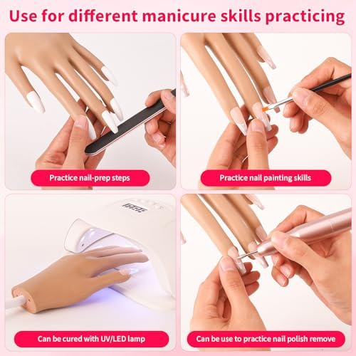 Aluroice mannequin hand kit components and accessories