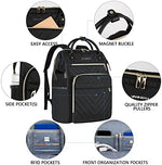 VANKEAN college daypack interior detail showing internal organization dividers and RFID pockets.