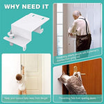 Billroad durable metal safety lock on white door