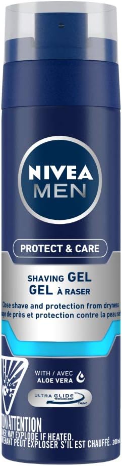 NIVEA MEN Shaving, Protect & Care Shaving Gel, 198g - Image 1