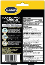 Dr. Scholl's medicated discs for plantar wart treatment on feet