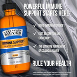 Sovereign Silver liquid dropper eight fluid ounces supplement bottle