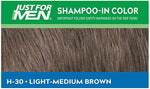 Just For Men ammonia free haircolor bottle and applicator