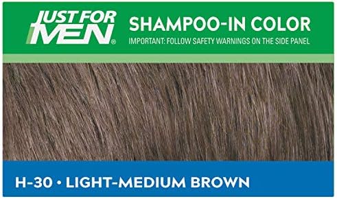 Just For Men ammonia free haircolor bottle and applicator