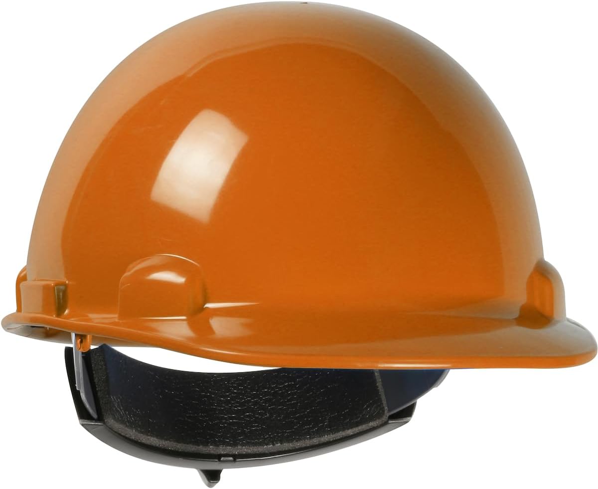 Dynamic Dom Cap Style Hard Hat, HDPE Shell, ANSI Type 1, Class E, 4-Point Suspension, Wheel Ratchet Adjustment, Sky Blue - Image 9
