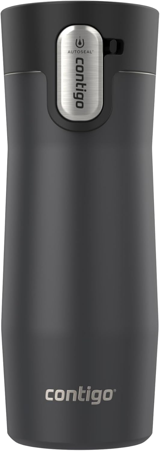 Contigo West Loop Stainless Steel Travel Mug with AUTOSEAL Lid, 16oz., Stainless Steel/Black - Image 10