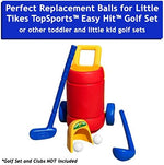 Toddler using Botabee replacement golf ball with plastic club