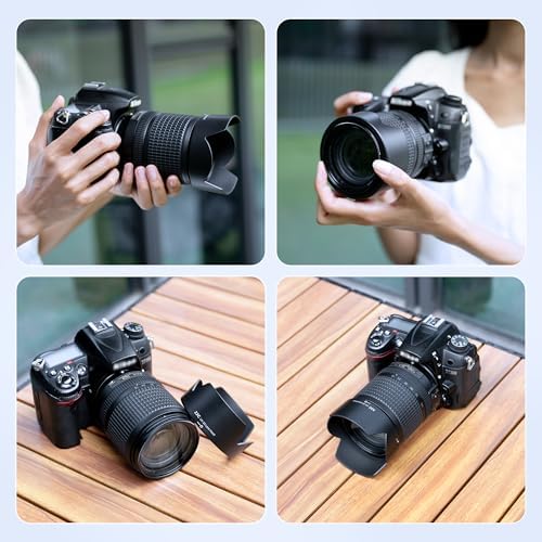 JJC lens hood shade compatible with Nikon 18-140mm lens