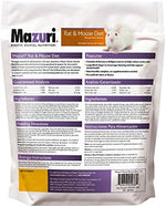 Mazuri rat and mouse diet odor control formula ingredients label view