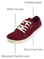 WHITIN zero drop shoes wide toe box angle