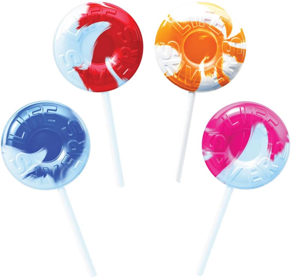 Seventy-two count candy box showing nutritional facts and allergen-free labels.