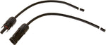 Renogy solar panel connection cable packaging and layout