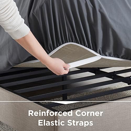 Detail of Empyrean fitted sheet secure corner elastic straps