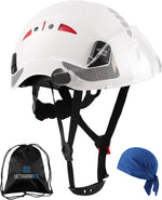 UM ULTRAMAXX Safety Helmet Hard Hat with Visor, Lightweight Vented Work Helmet, 6-Point Adjustable Ratchet Suspension Hardhat for Industrial and Construction - Image 11