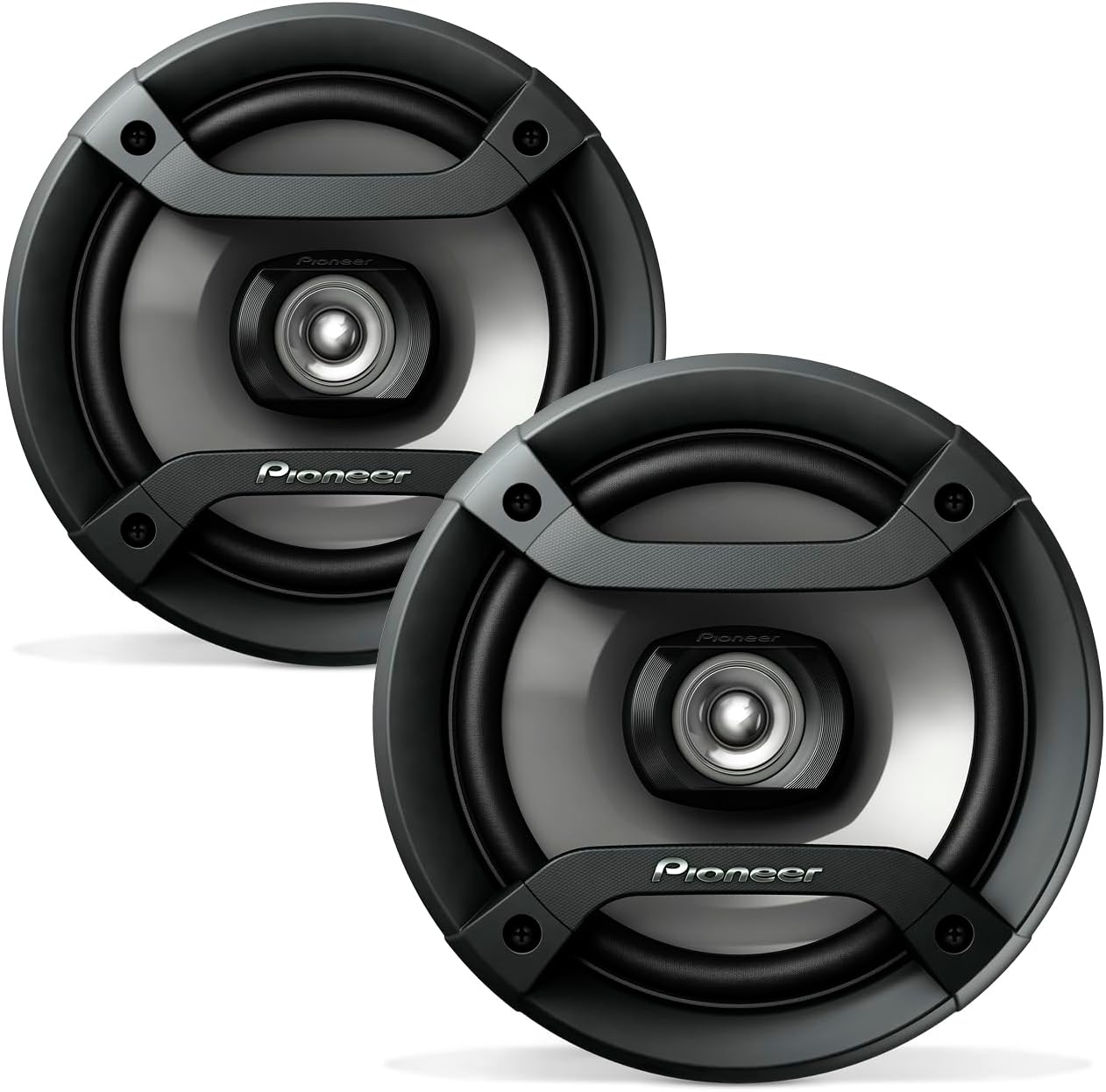 PIONEER F-Series TS-F1634R 6.5” 2-Way Speakers (Pair) – 200W Max, Balanced Sound + Smooth Treble, Great Stock Replacement, High-Efficiency Speaker Designed for OEM Power - Image 1