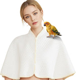 ZYPHOLIE exotic bird shoulder protector cloth flat layout view