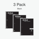 Oxford primary ruled notebook back cover and product details
