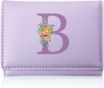 PU Leather Wallet for Teen Girls Women, Cash Pocket Card Holder ID Window Purse, Christmas Birthday Gifts for Daughter Granddaughter, Initial S, Blue - Image 11