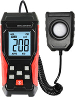 Danoplus digital lux meter front view showing LCD display