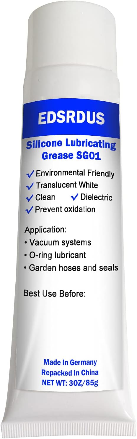 EDSRDUS SG01 Silicone High Dielectric Grease front view tube for electrical insulation.