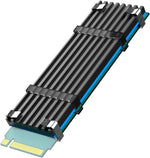 GLOTRENDS M.2 Heatsink Kits with Thermal Pad for 2280 M.2 SSD, Fit for Desktop PC Installation, 22x70x10mm Aluminum Body - Image 12