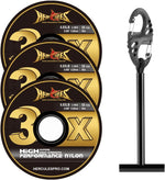 Hercules fly fishing tippet 3 pack complete kit