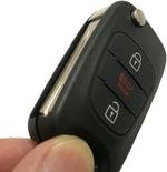 Horande key fob replacement case blank blade angle