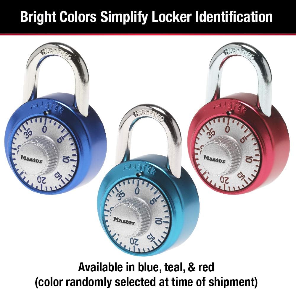 Master Lock locker lock packaged product view