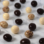 Dilettante triple chocolate espresso blend 5 pound bag highlighting the bulk snack size details.