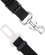 Universal vehicle buckle on Elisel pet safety strap