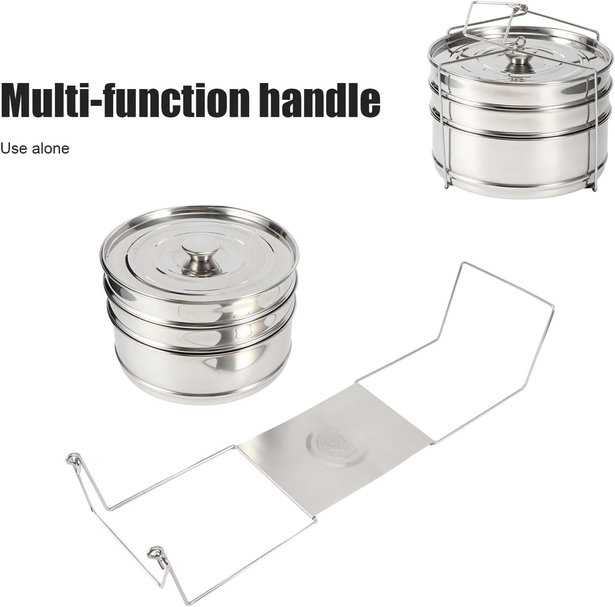 Ejoyous stainless steel insert pans showcasing food-grade quality