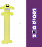 Multipet Original Loofa internal squeaker plush toy perfect for medium dogs.