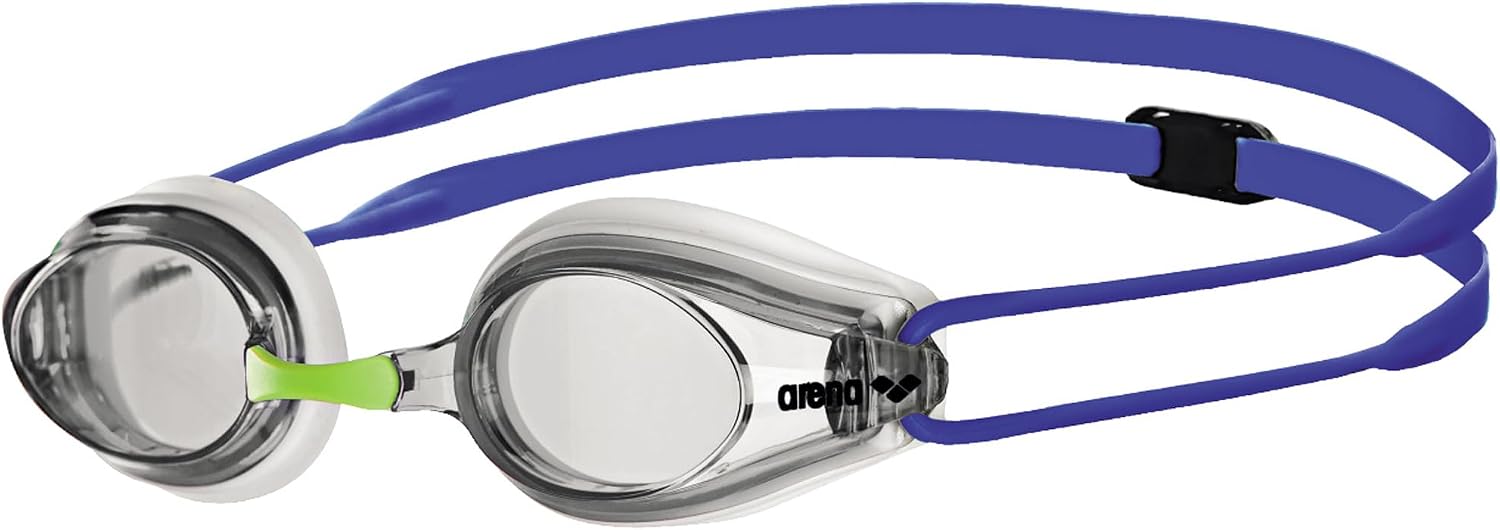 Arena Tracks Unisex Adult Essential Racing Swim Goggles Competitive Swimmers FINA-Approved Anti-Fog Mirror/Non-Mirror Lens - Image 1