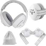PandaEar baby ear protection headphones gray front view