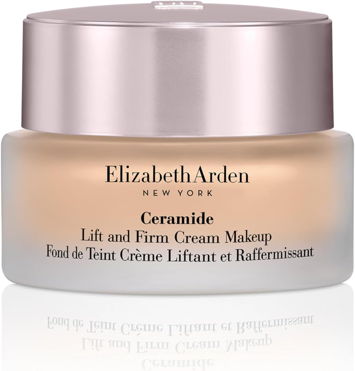 Elizabeth Arden Ceramide Lift and Firm Cream Makeup front view jar packaging
