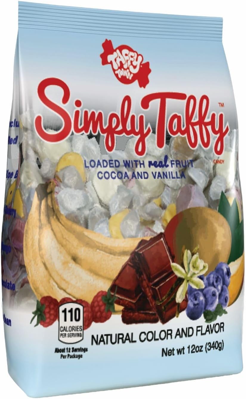 Taffy Town gourmet American confection pouch close up