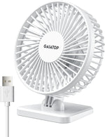 Gaiatop USB Desk Fan, Personal Portable Quiet Small Table Desktop fan - Image 1