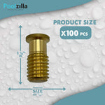 Poolzilla brass insert screw bolt bulk pack packaging