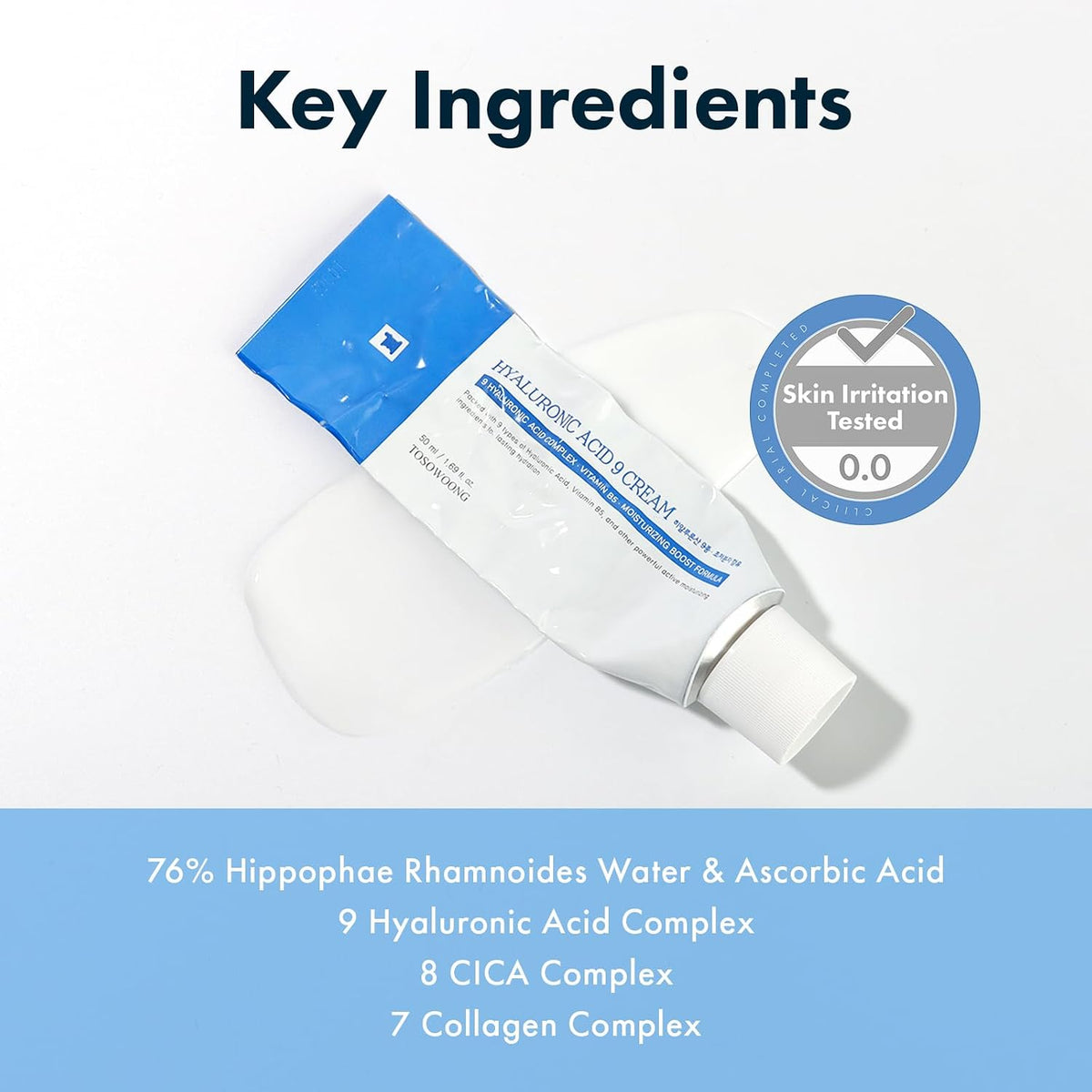 TOSOWOONG Microneedling-Effect & Hydration Bundle - Mandelic Acid Spicule Cream for Texture Improvement + Hyaluronic Acid 9 Daily Face Cream - Korean Skincare Set - Image 9
