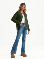 Lillusory oversized fall cardigan side profile