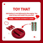 All For Paws anxiety relief cat toy with the removable electronic purring module taken out for washing.