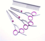 PAWCHIE thinning shears for dogs showcasing texturizing blades to reduce thick coat bulk.