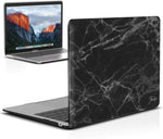 IBENZER black marble MacBook Air 13 inch case front view